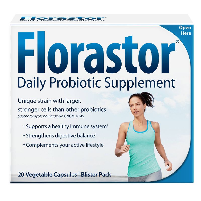Florastor Probiotic Capsules - 20ct