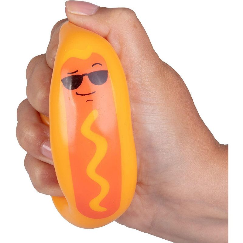 Hog Wild Sticky Hot Dog Squishy Toy