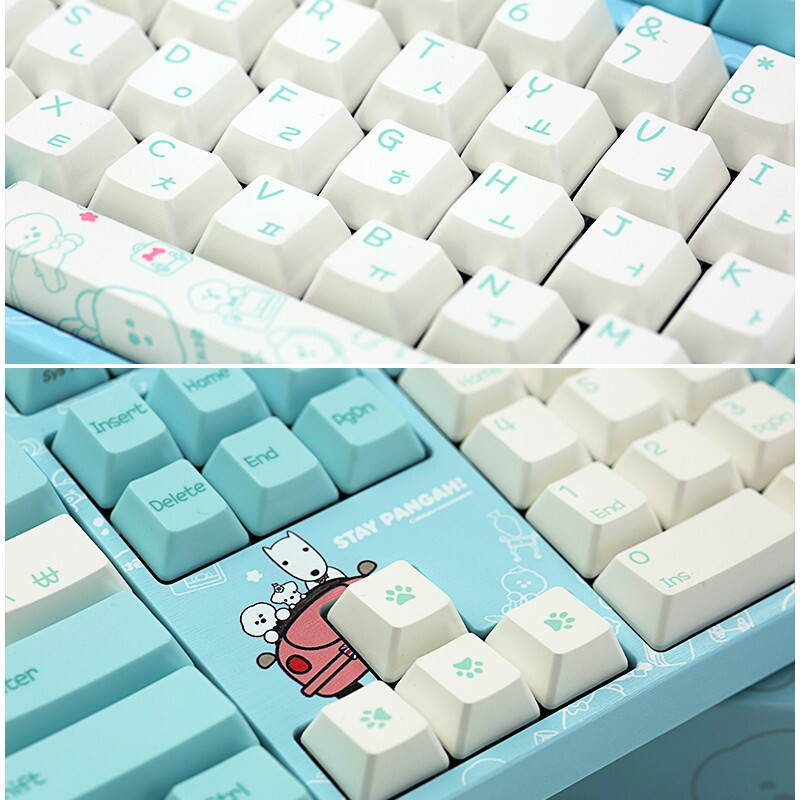 Varmilo VA108M Stay Pangah Theme Keyboard Wired Cherry MX Speed Silver Switch Mechanical Keyboard PBT Key Cap