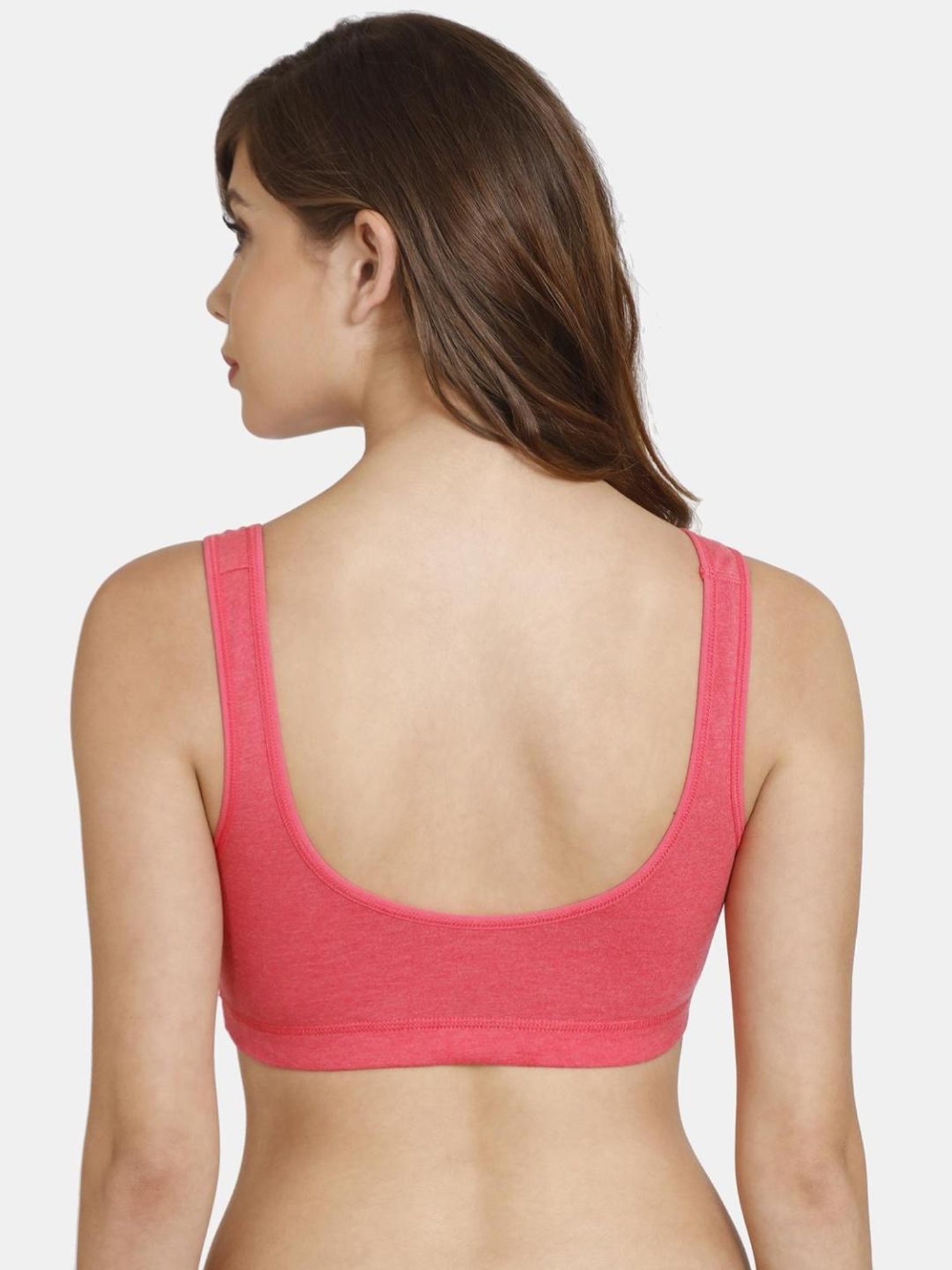 Rosaline by Zivame Coral Non-padded Bra