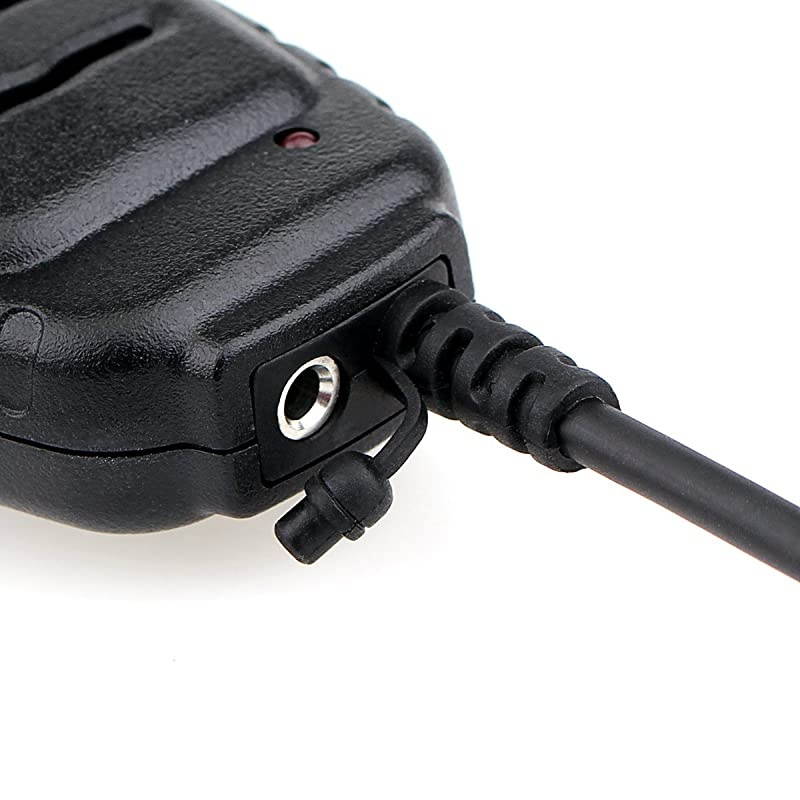 H777 Walkie Talkies Mic 2 Pin Shoulder Speaker Mic for  RT15 RT21 RT22 RT5R Arcshell AR5 Baofeng UV5R BF888S 2 Way Radios 1 Pack