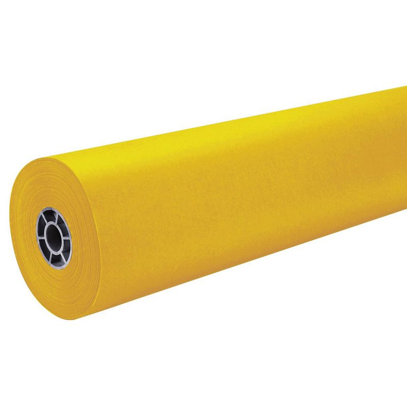 Pacon 36" ArtKraft Duo-Finish Paper Roll - Yellow