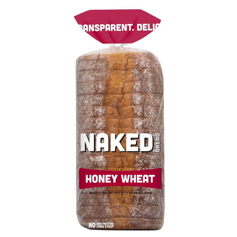 Naked Bread Honey Wheat Sandwich Bread - 22.5oz