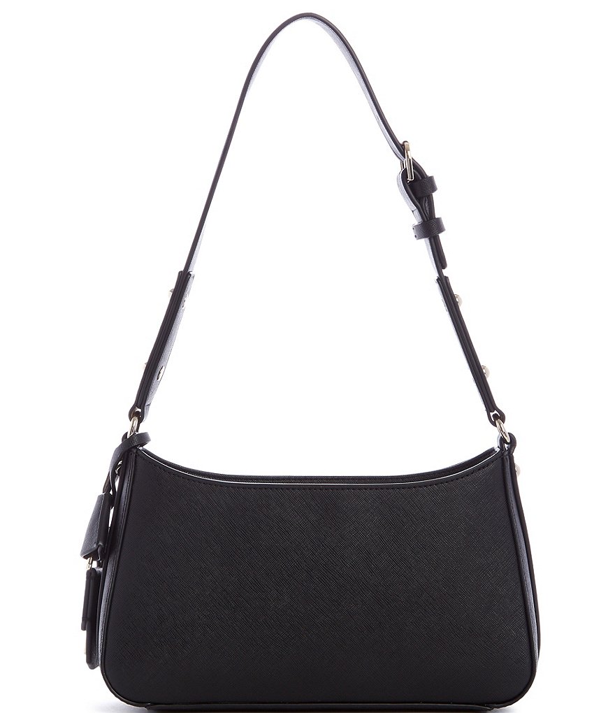 COACH Originals Swinger Nylon and Pebble Leather Shoulder Bag