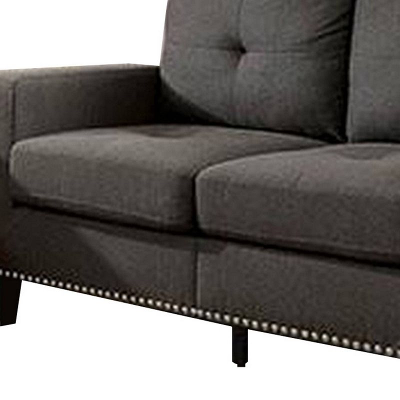 Ali Upholstered Loveseat Dark Shadow Blue - HOMES: Inside + Out
