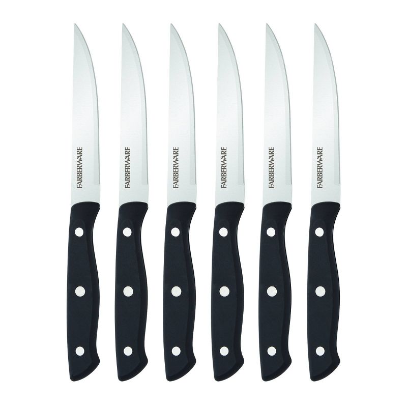 Farberware 6pc Triple Rivet Steak Knife Set