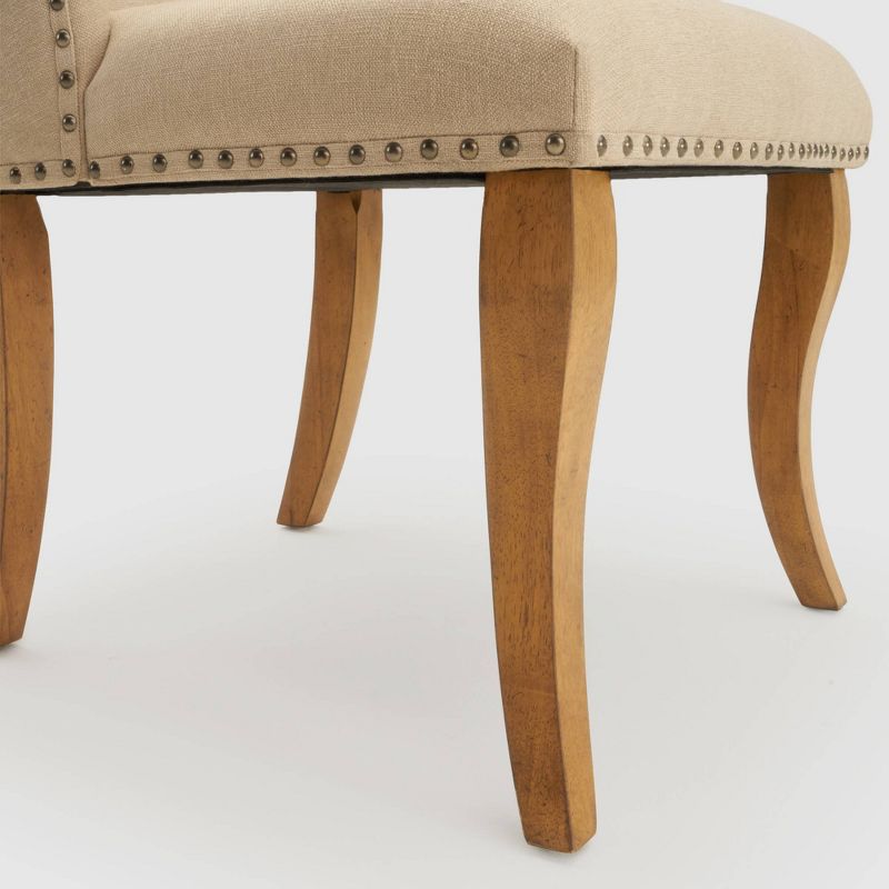 Set of 2 Avignon Tufted Dining Chair Beige - RST Brands