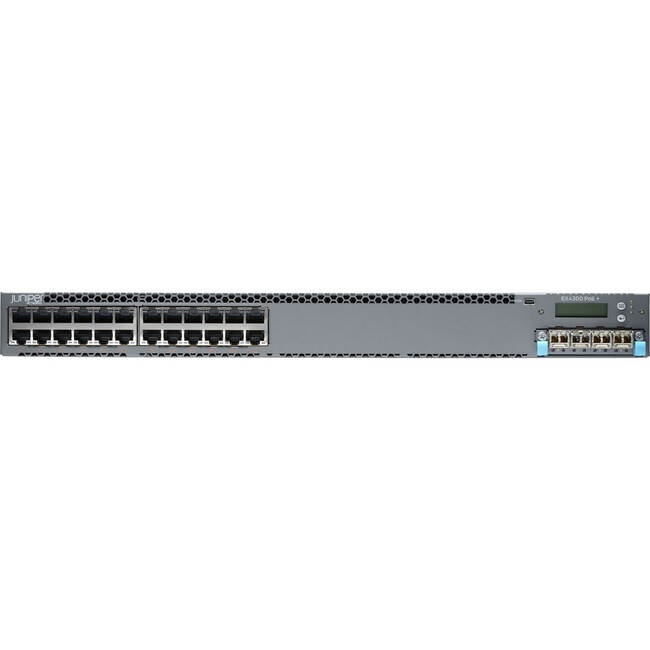 Juniper Networks - EX4300-24P - Juniper EX4300-24P Layer 3 Switch - 24 Ports - Manageable - 3 Layer Supported - 1U High