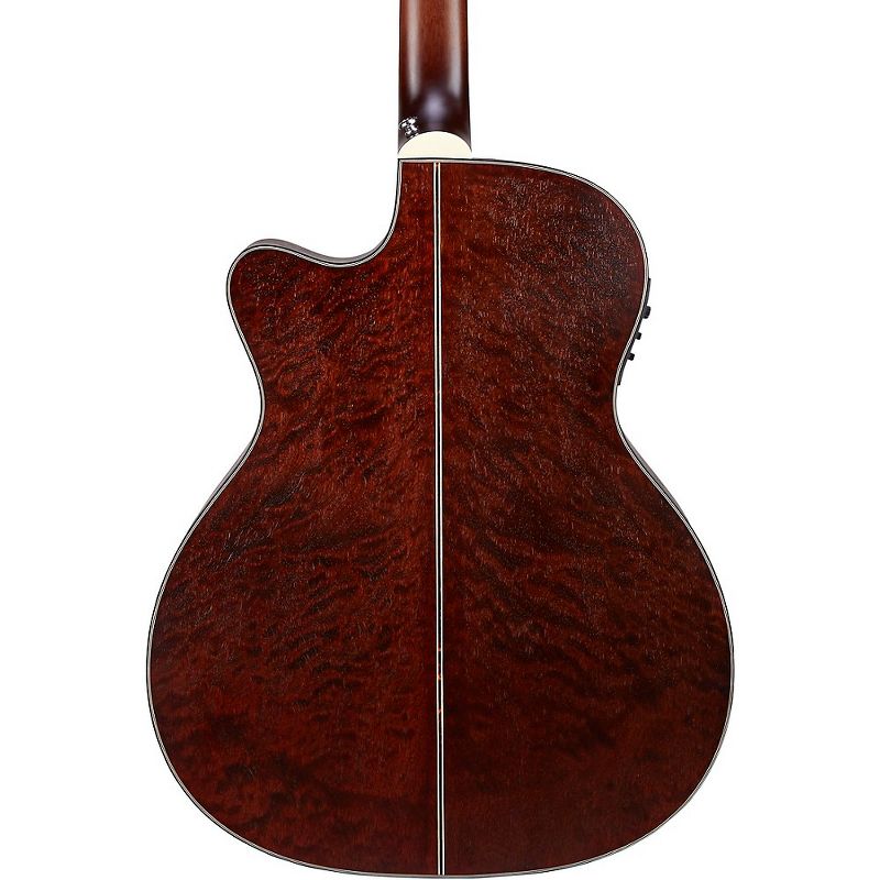 Mitchell Terra Series T413CEBST Auditorium Solid Torrefied Spruce Top Acoustic Electric Cutaway Guitar Edge Burst