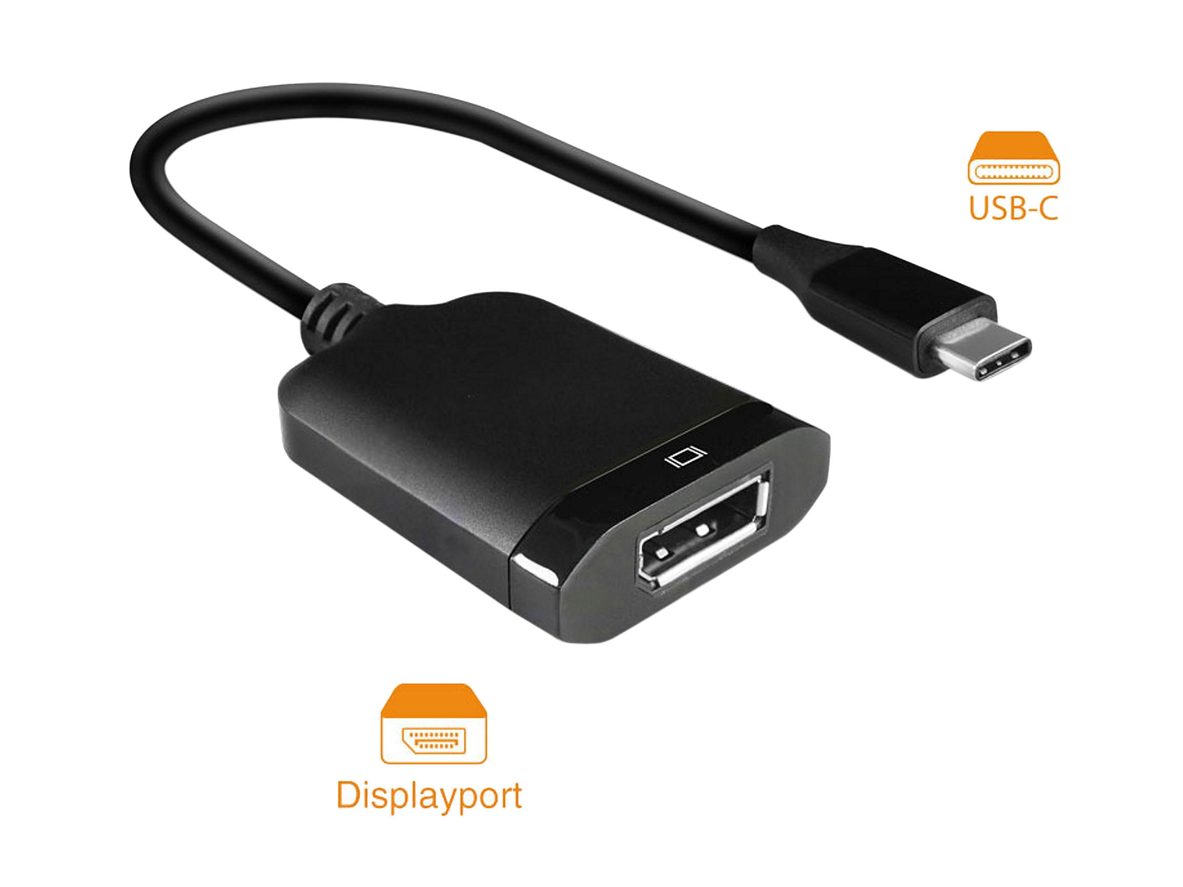 VANTEC CB-CU300DP12 VLink USB-C To DisplayPort&trade; 1.2 4K/60Hz Active Adapter