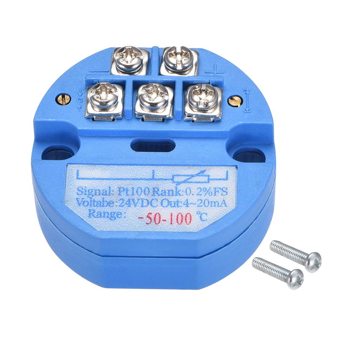 PT100 Temperature Sensor Transmitter 24V DC 4-20mA -50? to 100?