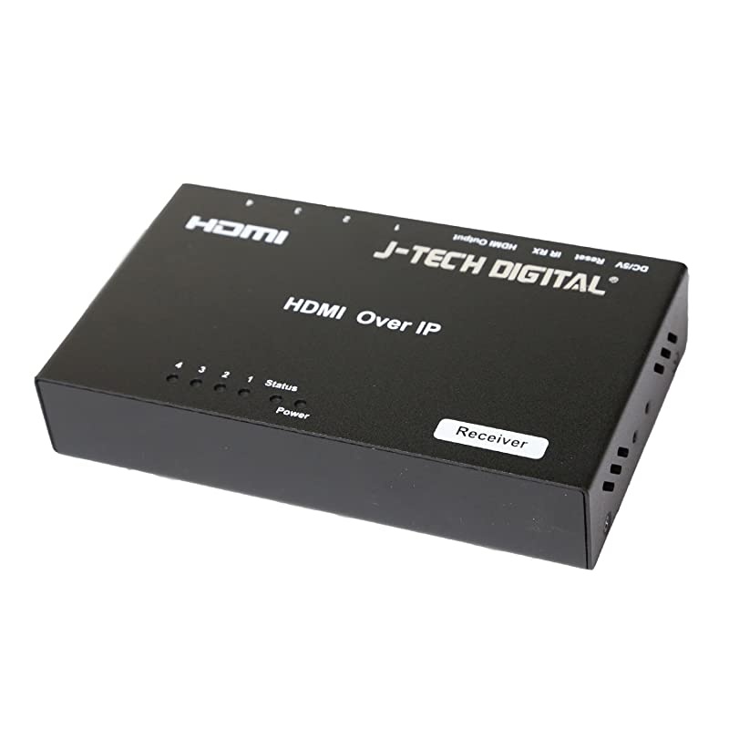 ProAV Unlimited 4x1 HDMI Extender Receiver Switcher by Single Ethernet Cable up to 400ft (Receiver)