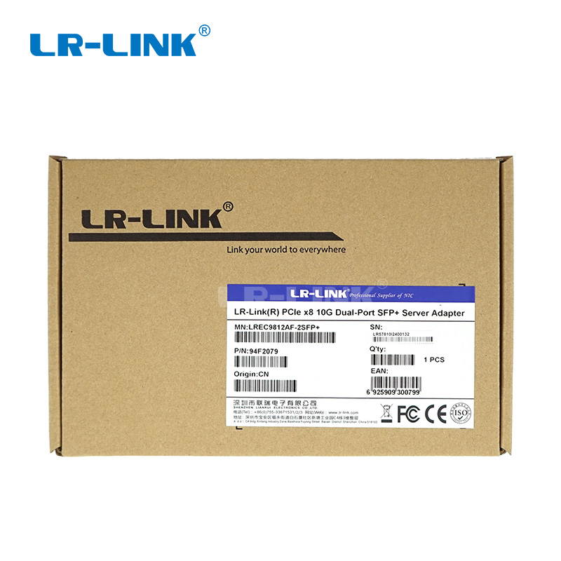 Dual SFP+ Port Fiber 10 Gigabit PCI Express Server Adapter (BCM 57810S Based)