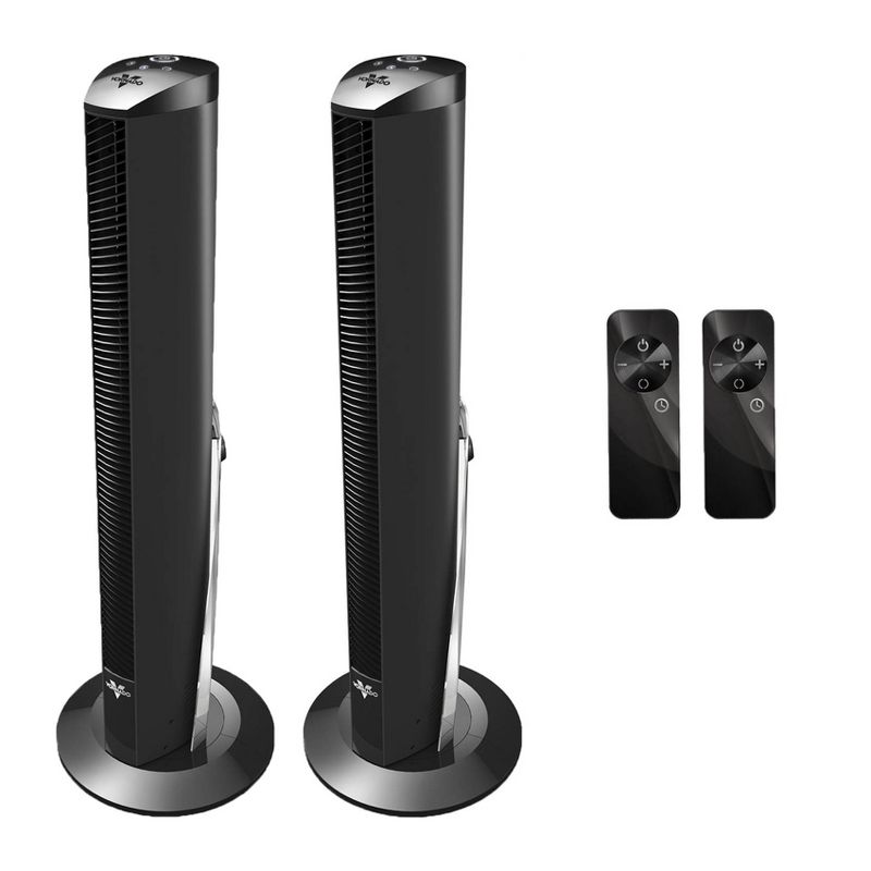 Vornado OSCR37 37 Inch Tower V Flow 4 Speed Adjustable Circulator (2 Pack)
