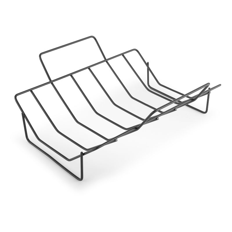 T-fal Simply Cook Nonstick Cookware, Roaster with Rack, 15", Gray