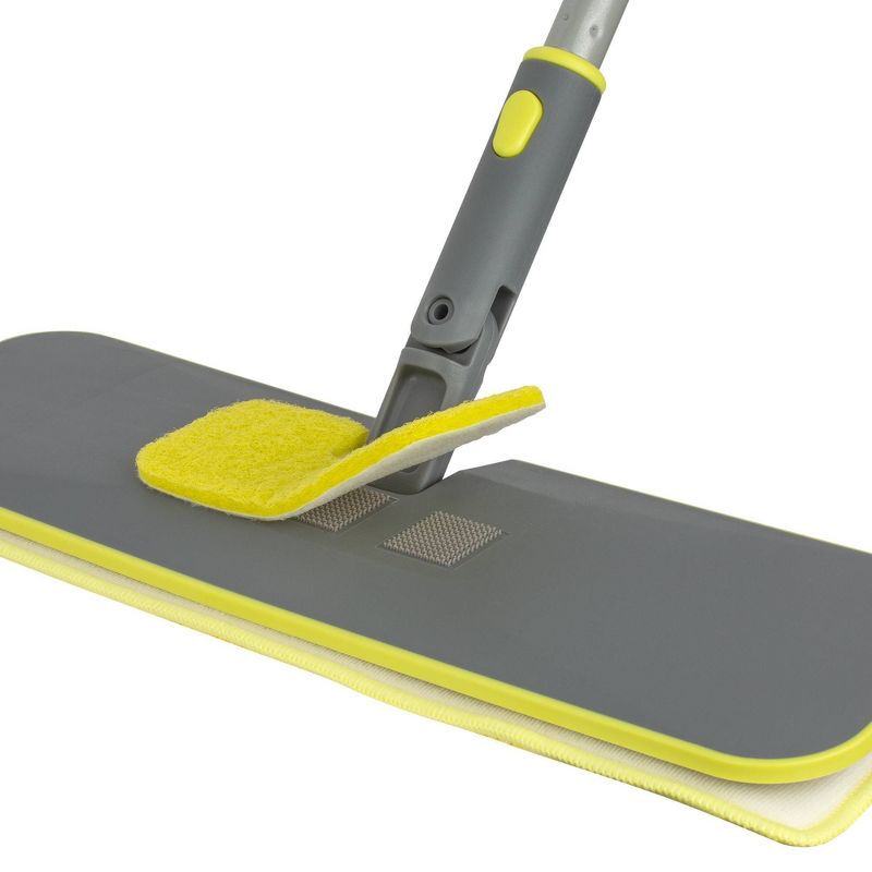 Wayclean Large Microfiber Floor Duster with Scrubber