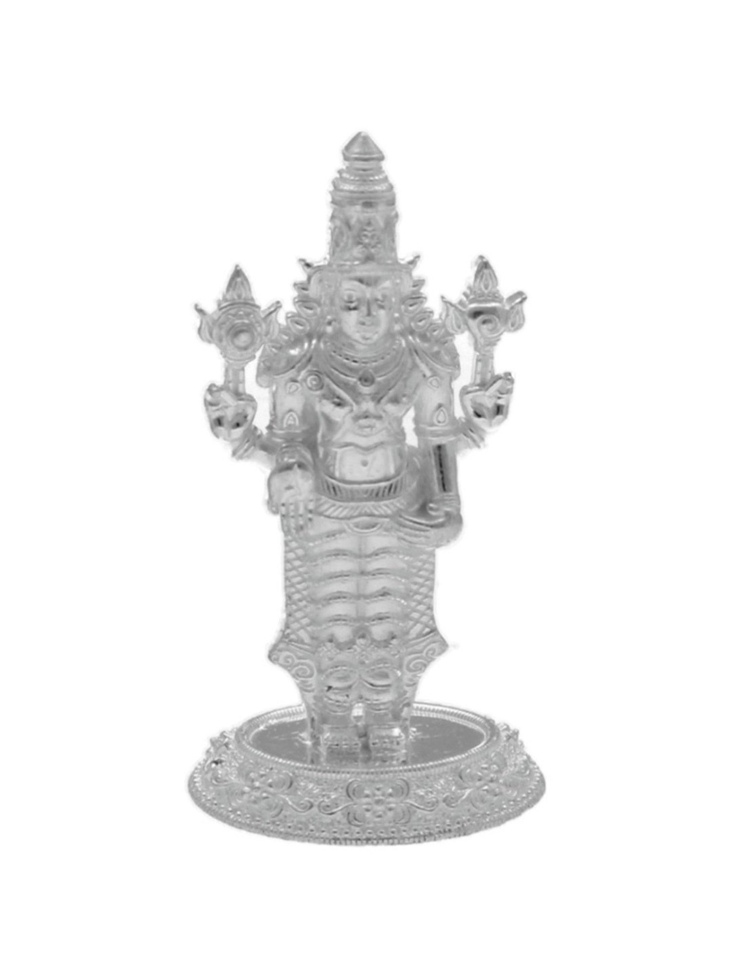 Sri Jagdamba Pearls 0.8 Silver Sri Balaji Divine Idol - 9 gm