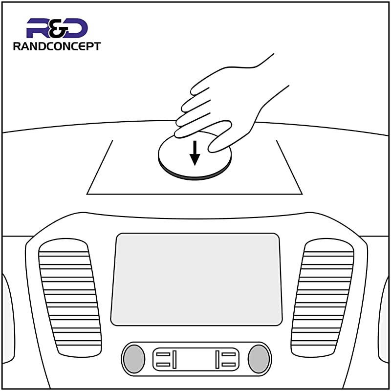 95mm 3M VHB Adhesive Dashboard Pad Mounting Disk for Suction Cup Phone Mount Garmin GPS Suction Mount | 374 Wide Diameter 2 Pcs