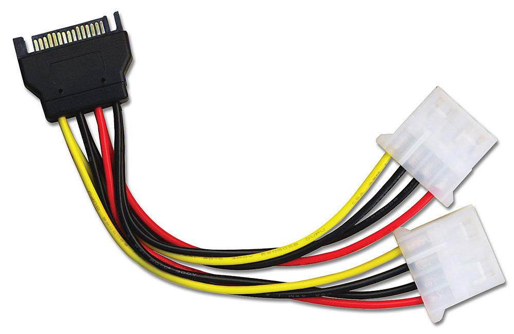 SATA Power Adapter Cable, 0.15m