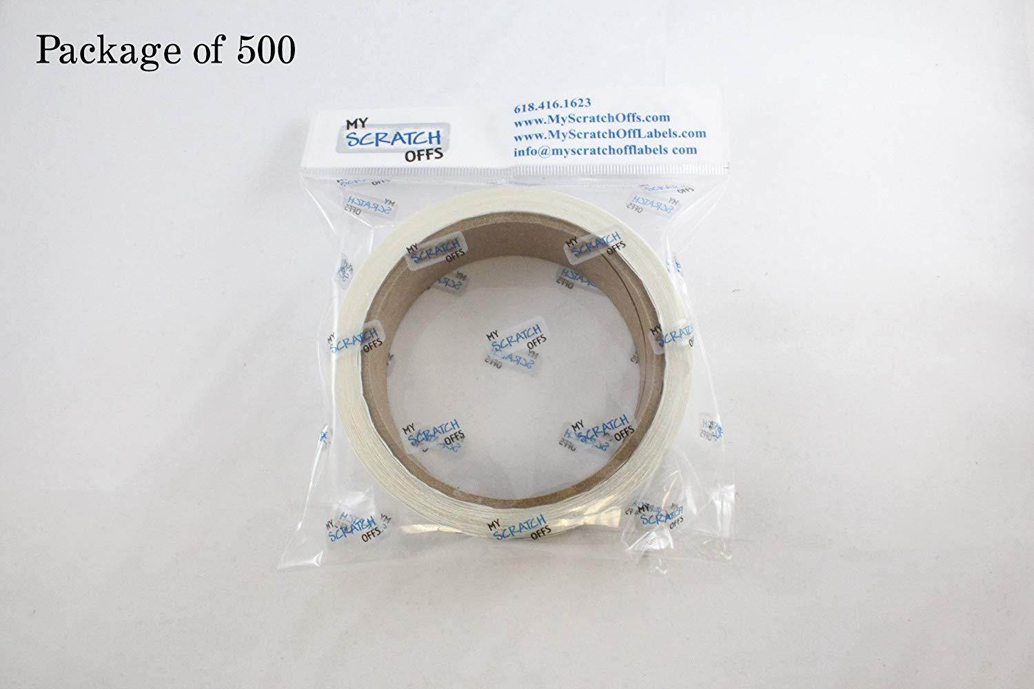 Glitter Silver 1  Round Scratch Off Labels &ndash; Qty. Roll of 500 &ndash; My Scratch Offs