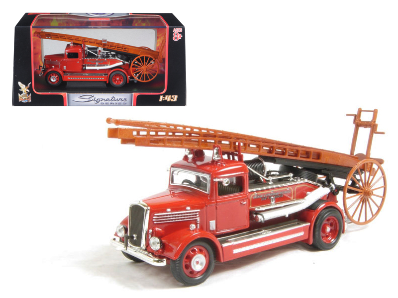 KME Predator Fire Engine "Los Angeles County Fire Department" Red "5 Alarm" Series Limited Edition to 750 pieces Worldwide 1/64 Diecast Model by Iconic Replicas