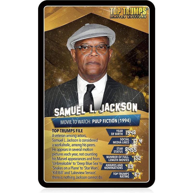 Top Trumps Movie Stars Top Trumps Card Game