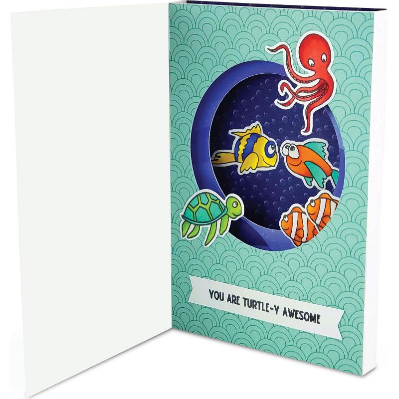 Photoplay Tunnel Card W/2 Circle Dies-Makes 3