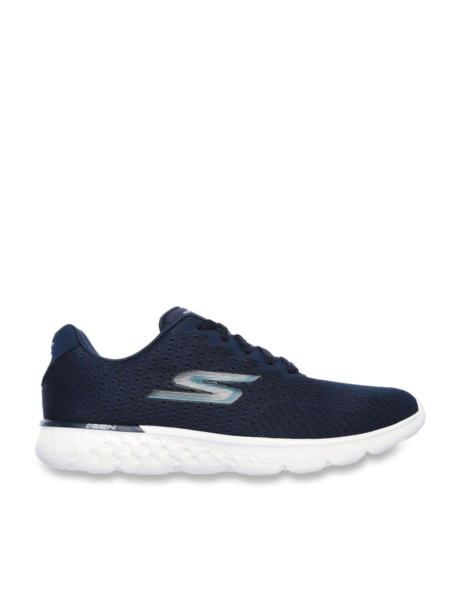 Skechers Women's GO RUN 400 - SOLE Navy White Running Shoes