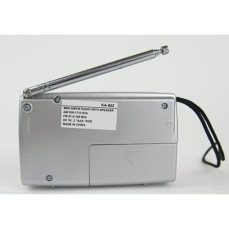KA802 AM FM Super Pocket Size Radio Small Size AMFM Radio