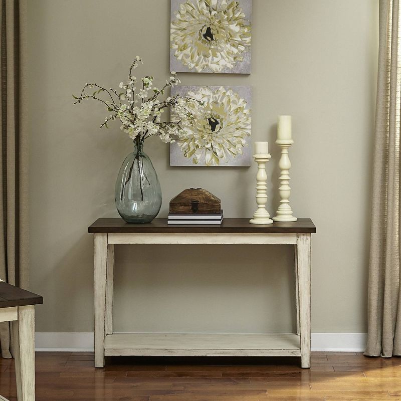 Lancaster Sofa Table Gray - Liberty Furniture