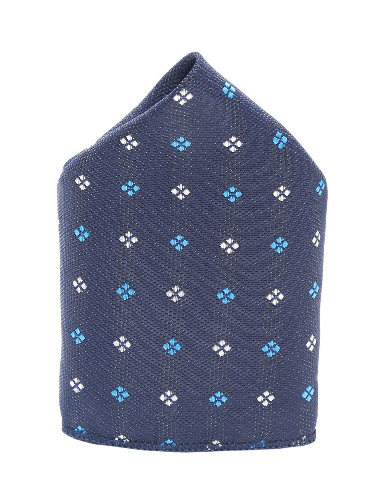 Louis Stitch Blue Printed Necktie Gift Set - Set of 3