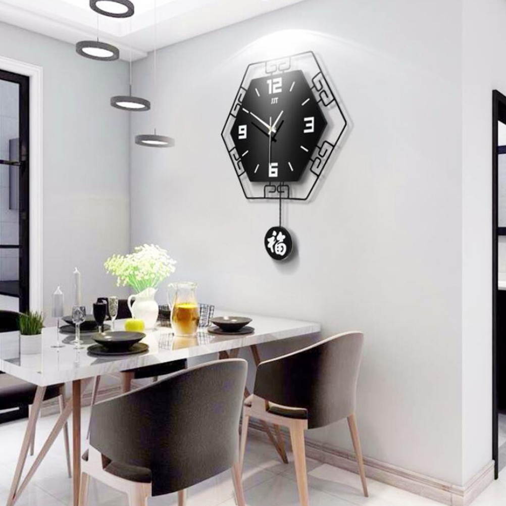 1PC Wall Clock Fashion Wall Decorative Hanging Clock Art Decor for Home Office Living Room Bedroom