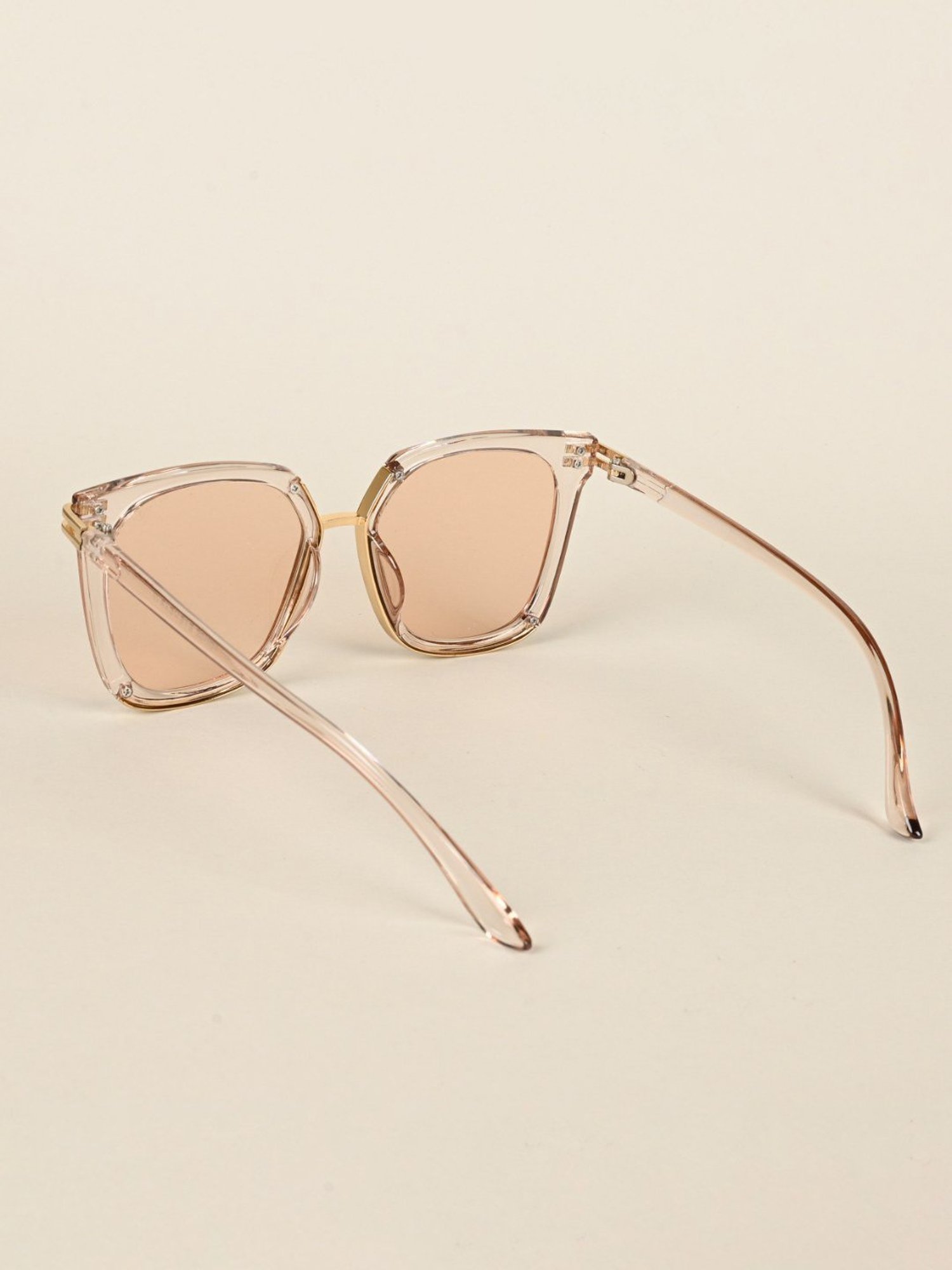 Voyage Light Brown Square UV Protection Sunglasses for Women