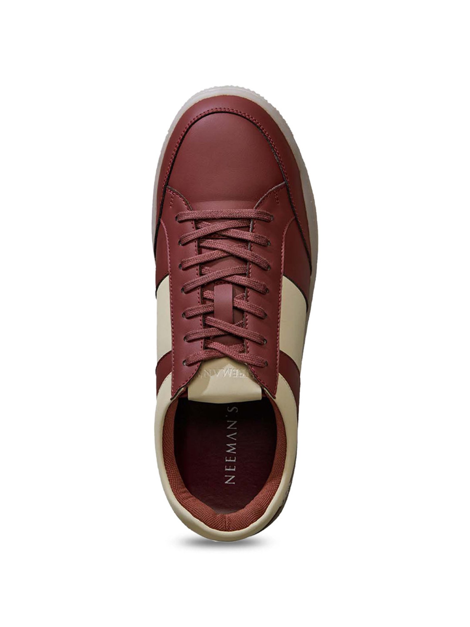 Neemans Men's Maroon Casual Sneakers