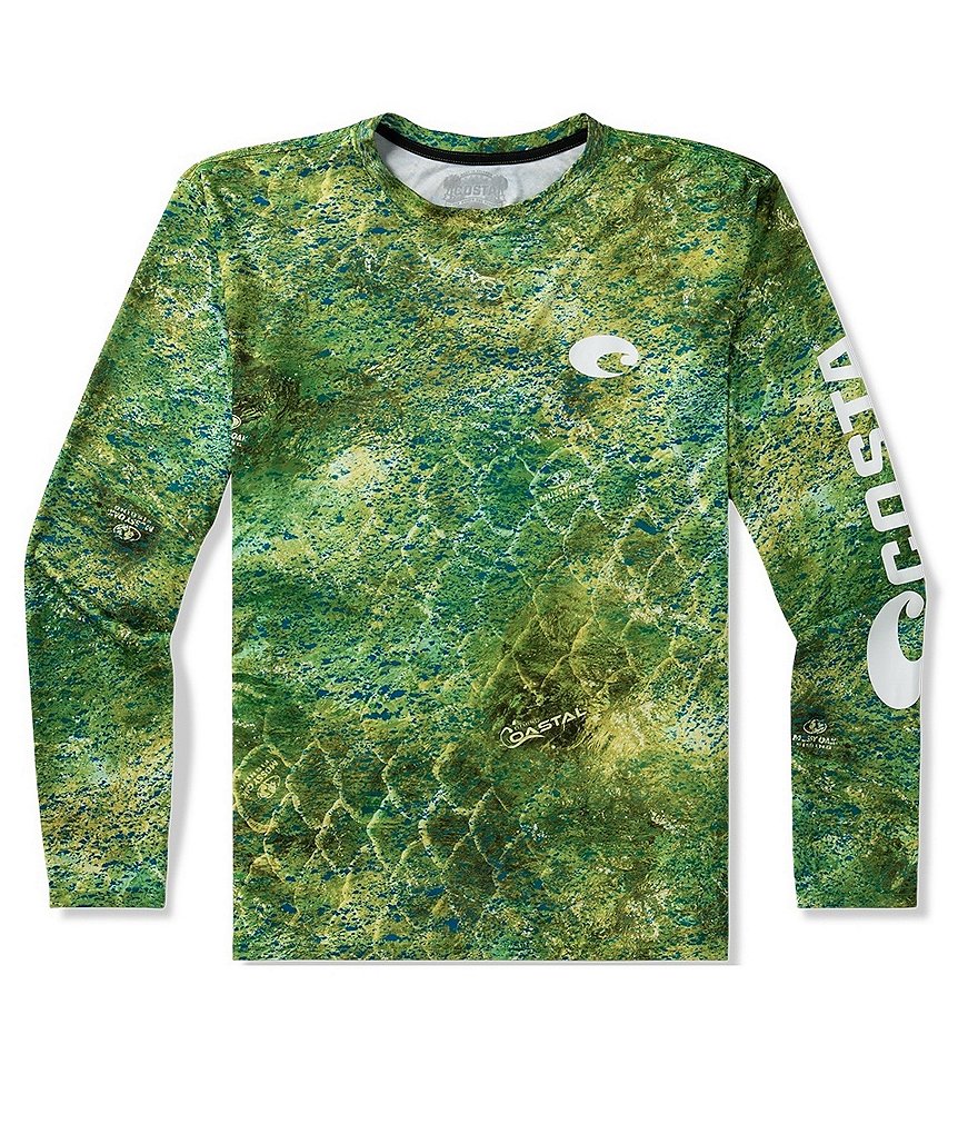 Costa Tech Mossy Oak&reg; Coastal Long-Sleeve UPF Rashguard T-Shirt