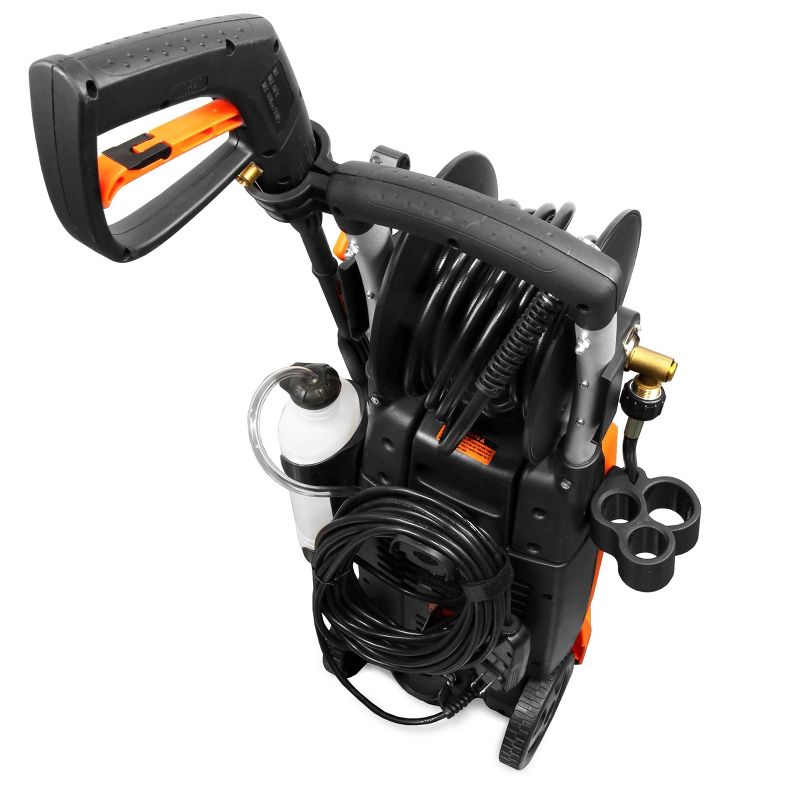 WEN PW22 2100 PSI 1.3 GPM 13.5-Amp Electric Pressure Washer with Variable Flow Power and Hose Reel