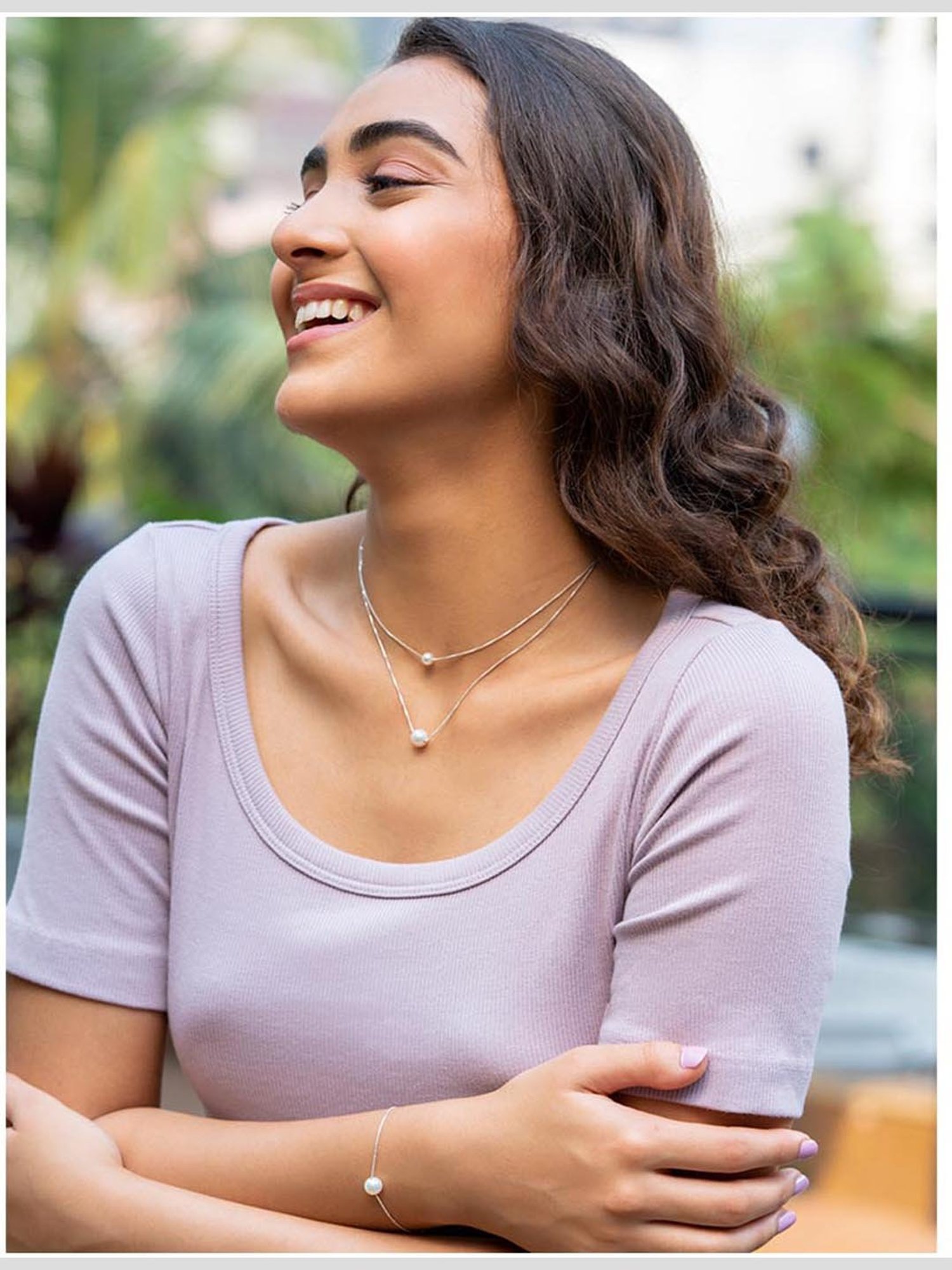 Ornate Jewels 92.5 Sterling Silver Red Ruby Necklace for Women