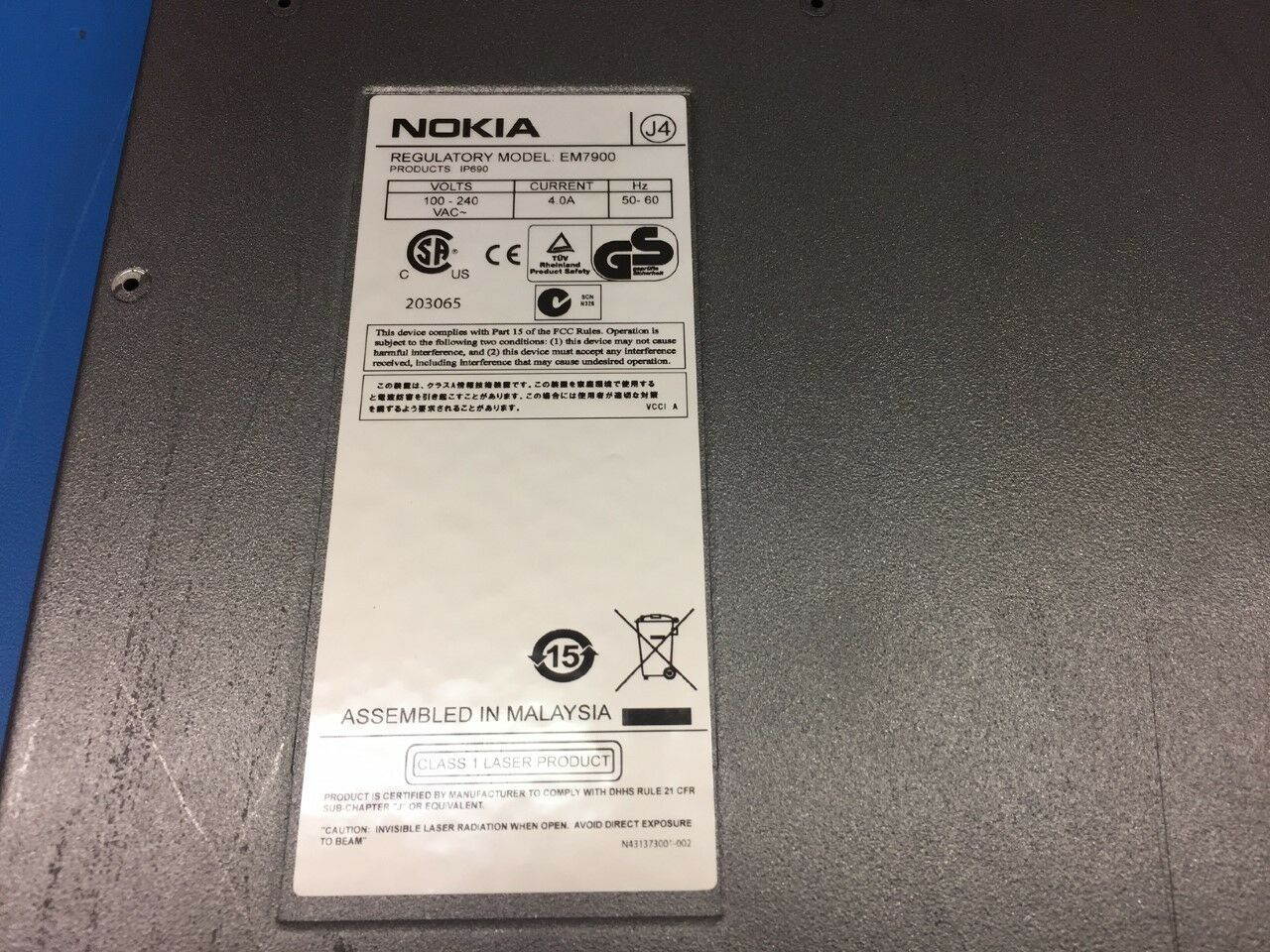 Nokia IP690 EM7900 Check Point NGX R62 Firewall IP Security Appliance Platform