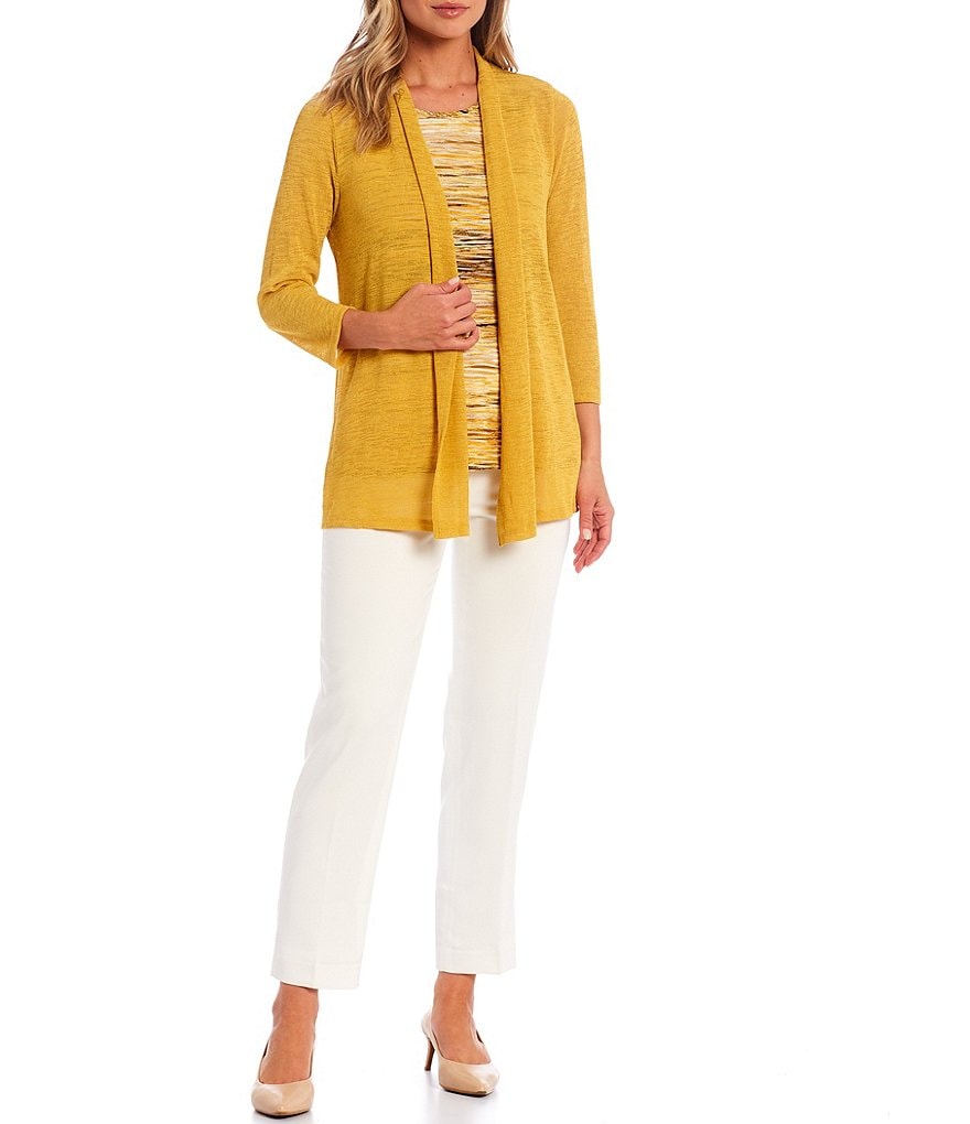 Kasper Petite Size 3/4 Sleeve Onion Skin Cardigan