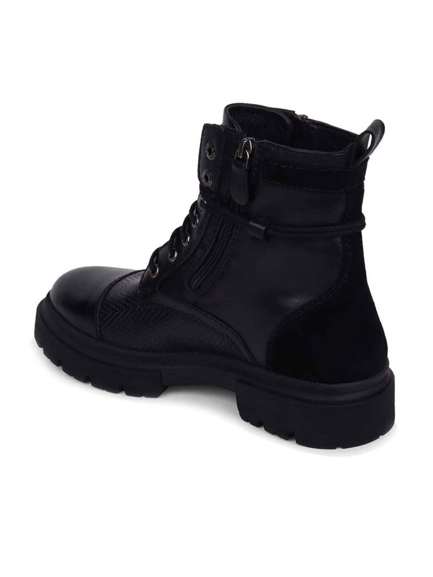 EZOK Men's Black Derby Boots