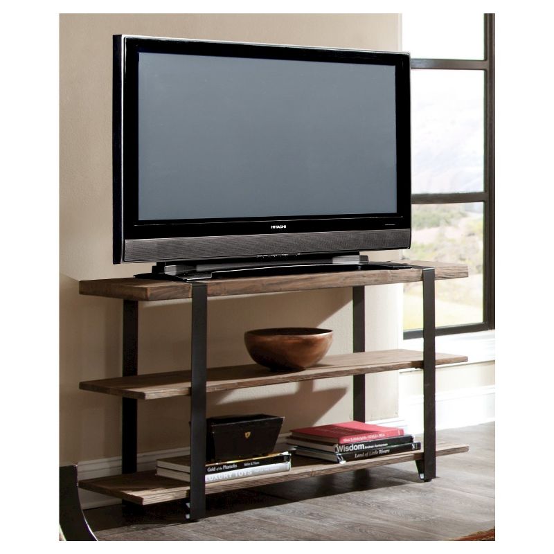 48" Modesto Wide TV Stand Brown - Alaterre Furniture