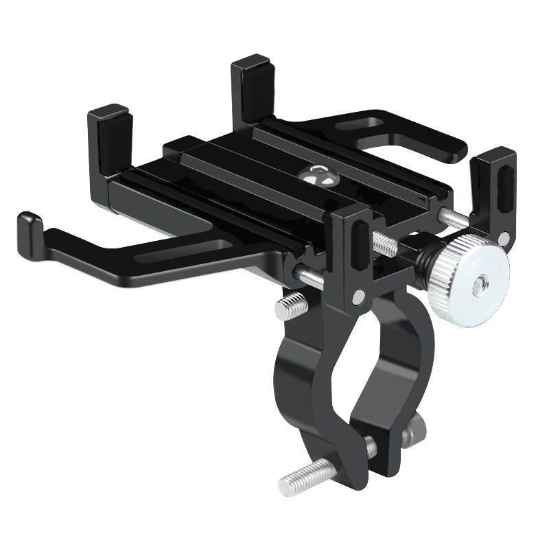 Aluminum Alloy Bike Motorcycle Handlebar Phone Holder For Smart Phone For iPhone for  Samsung Yellow