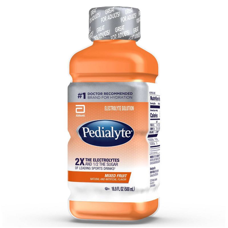 Pedialyte Electrolyte Solution - Mixed Fruit - 16.9 fl oz