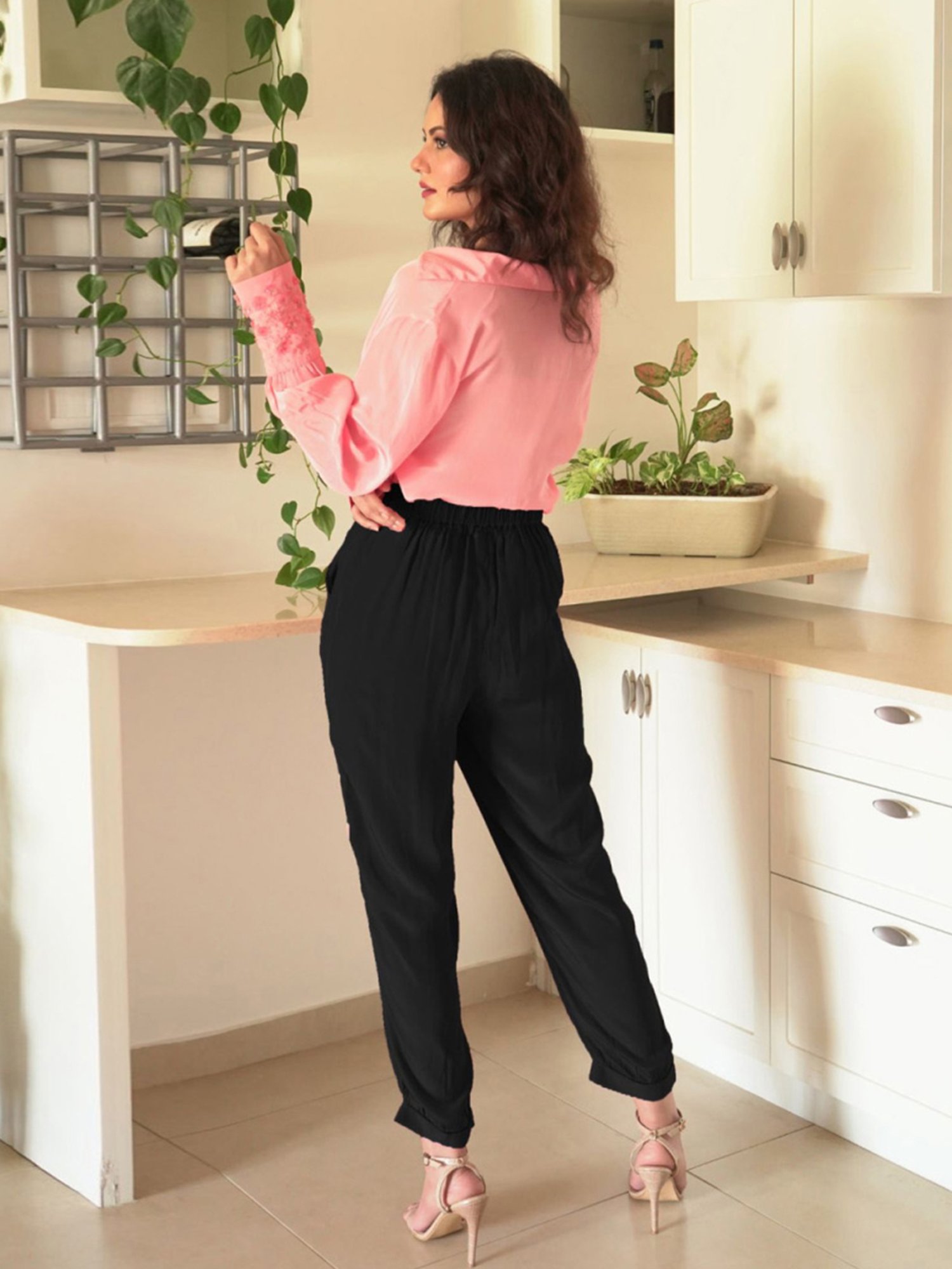 Seesa Black Capsule Jackie Straight-Cut Trousers