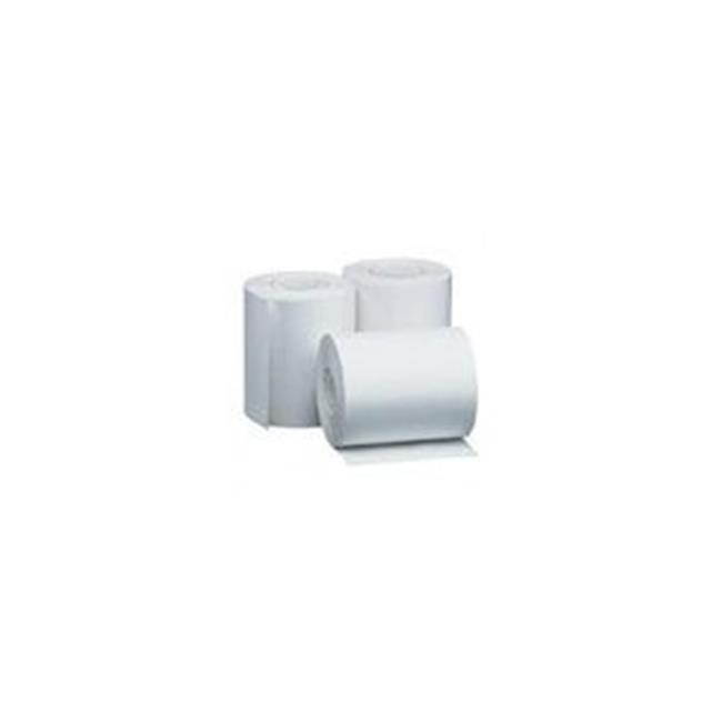 1-Ply White Bond Paper Rolls  1.75 in. (44mm) x 150 ft., 100 /case, w. Free Delivery for Uniwell POS register printer models: U100, U300, UX60, UX60F.