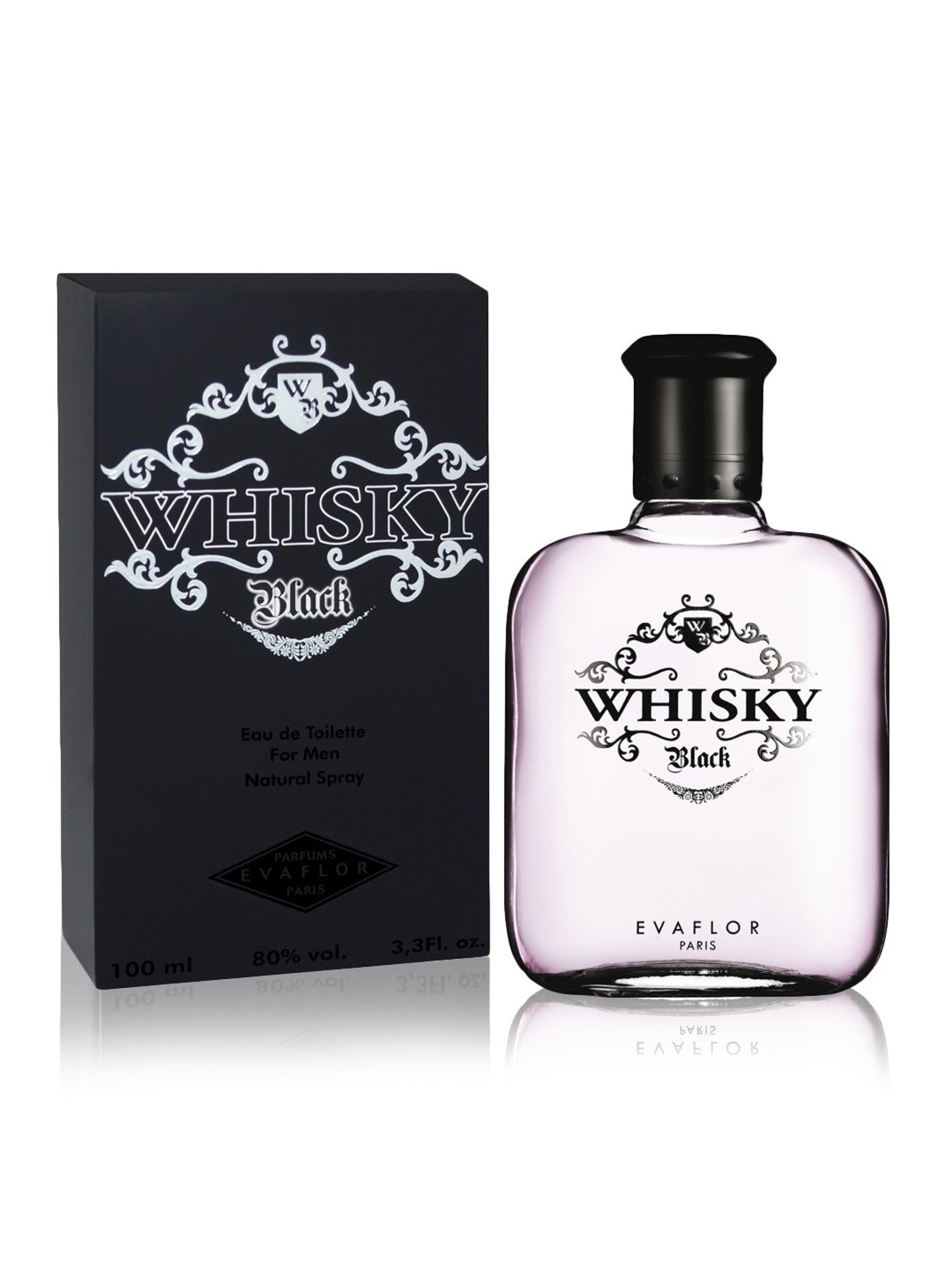 Evaflor Whisky Black Eau de Toilette for Men - 100 ml