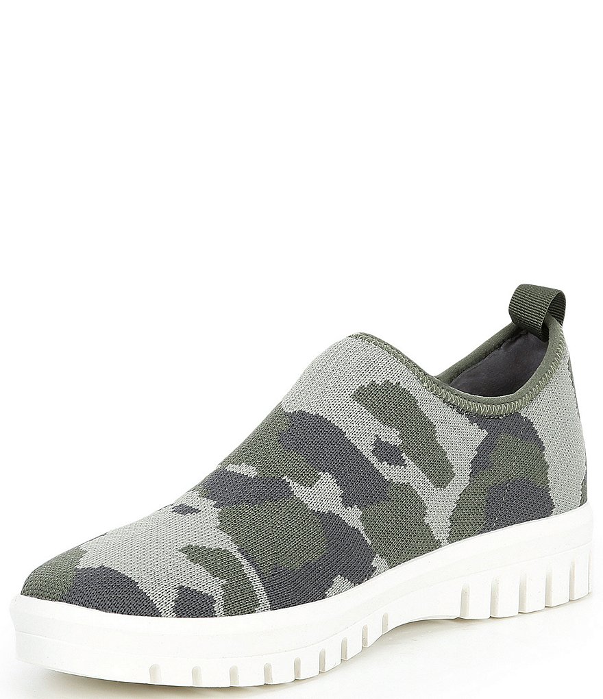 Blondo Farrah Camo Print Knit Slip-On Sneakers