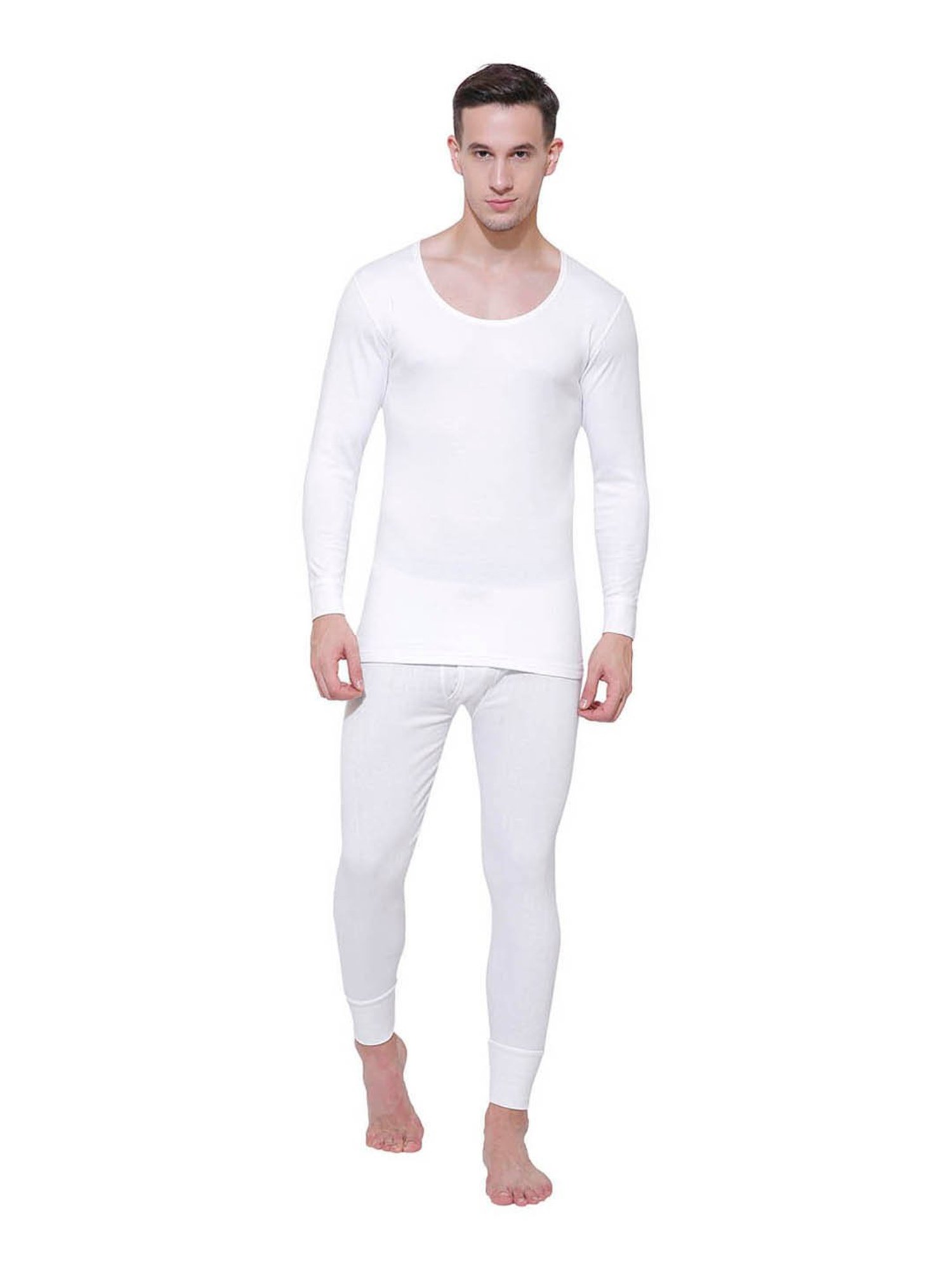 Bodycare Insider Off White Regular Fit Thermal Top