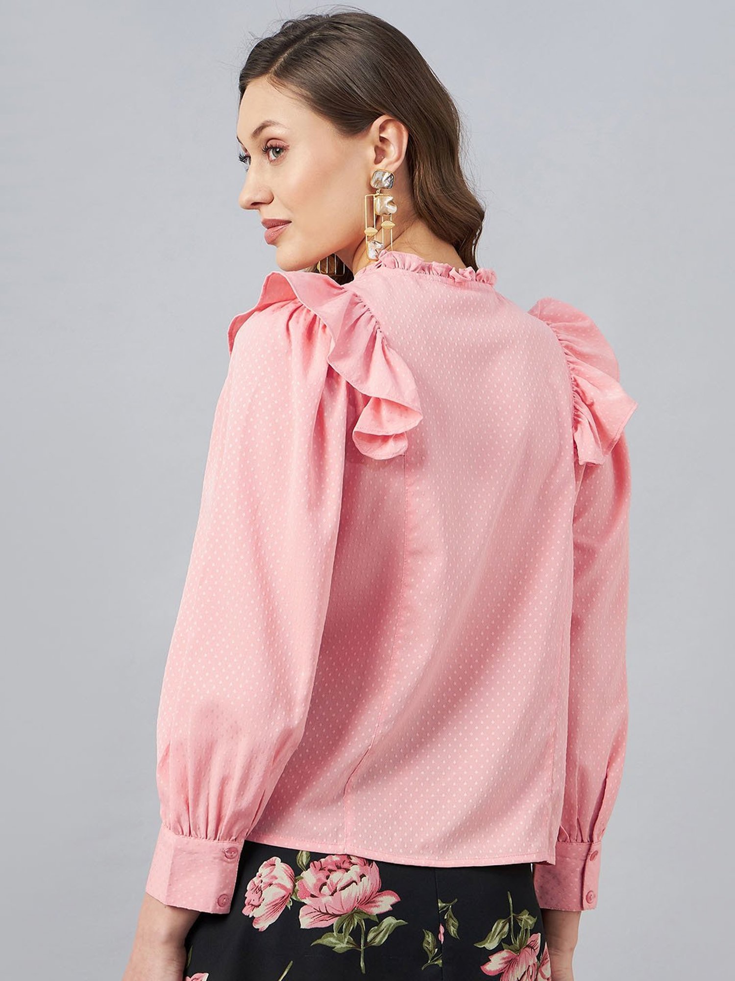 Marie Claire Pink Top