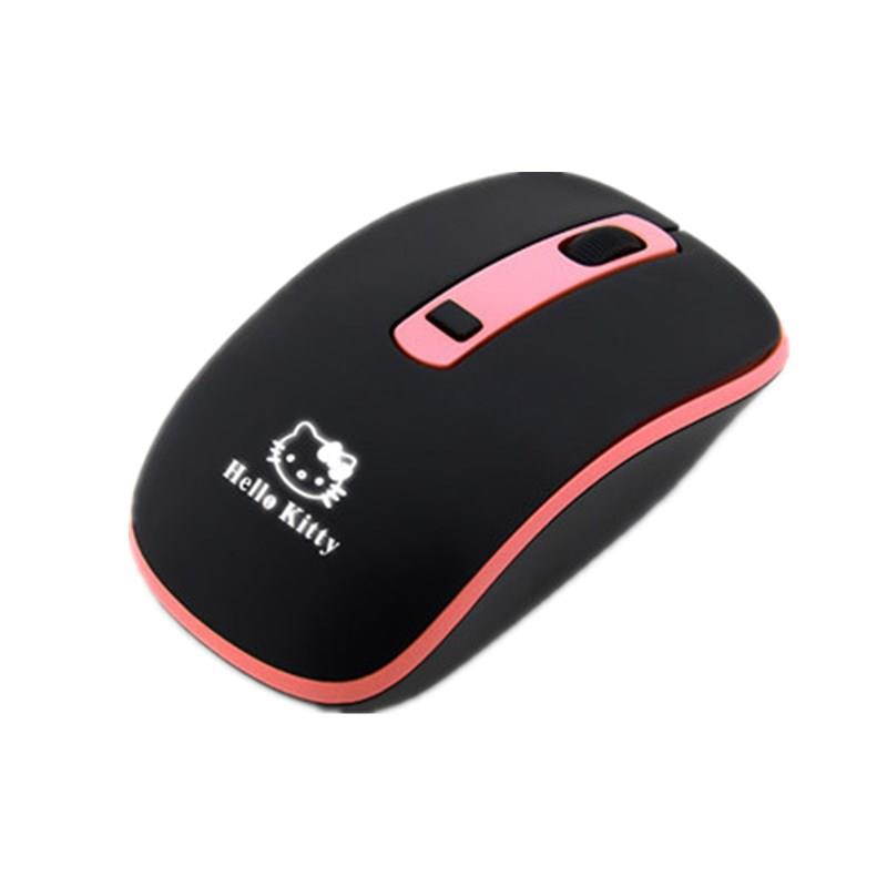 Computer Mice Cute Hello Kitty Wireless Mouse 2.4Ghz Computer Mouse Mice 1200DPI Pro Game Mouse Kids Gift